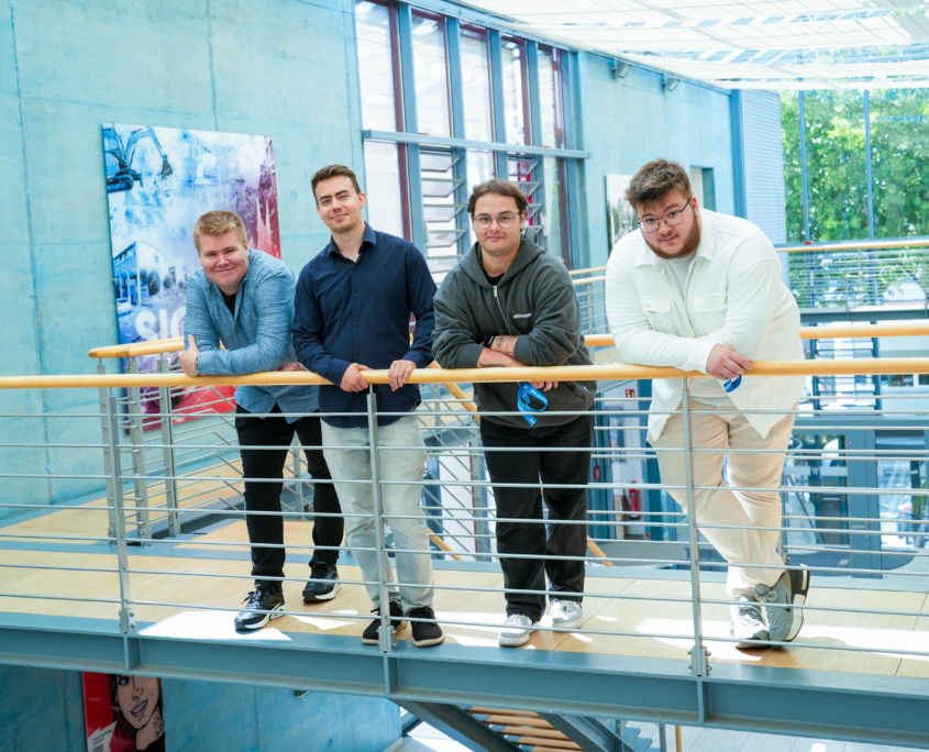 Vier neue Gesichter, ein starkes Team: unsere Azubis 2025 sind da!