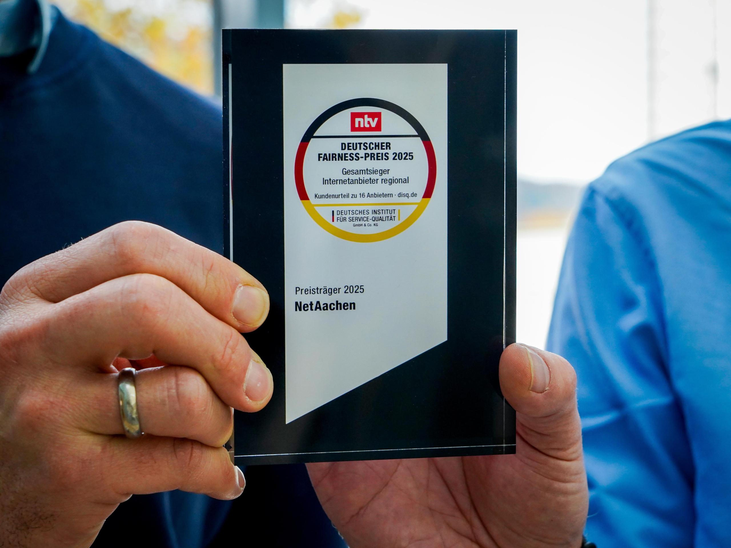 Fairness-Preis (2 von 2) NetAachen erhält den Deutschen Fairness-Preis 2025